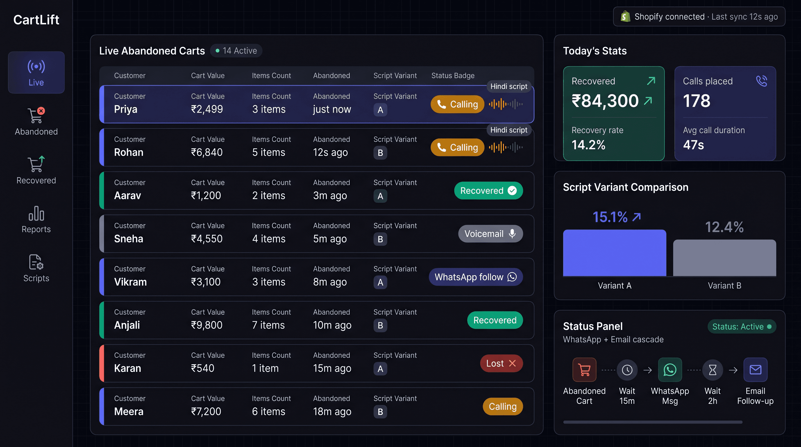 Example D2C & E-commerce product UI built by NVSX Labs